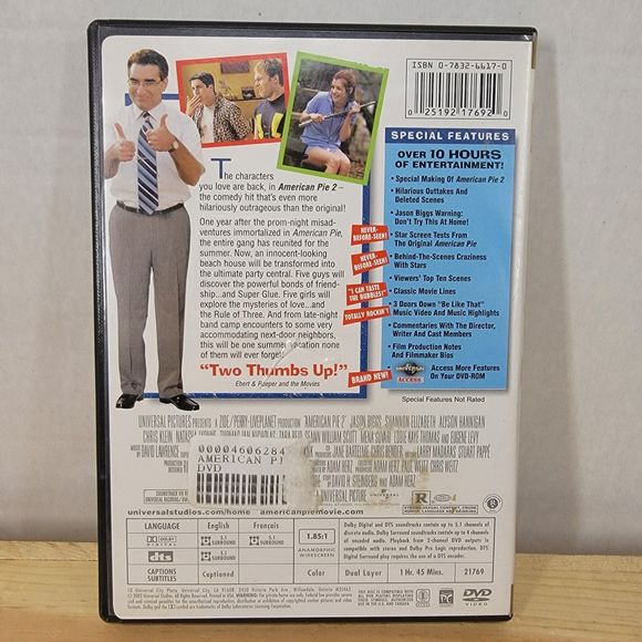 DVD American Pie 2 w/ insert - Picture 4 of 4